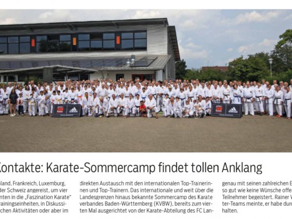 Zeitungsbericht Sommercamp 2022